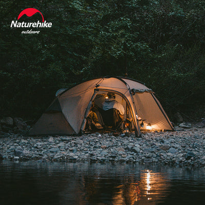An image of a Naturehike Mountain Peak Hot Tent One-Bedroom One Living Room by Naturehike official store