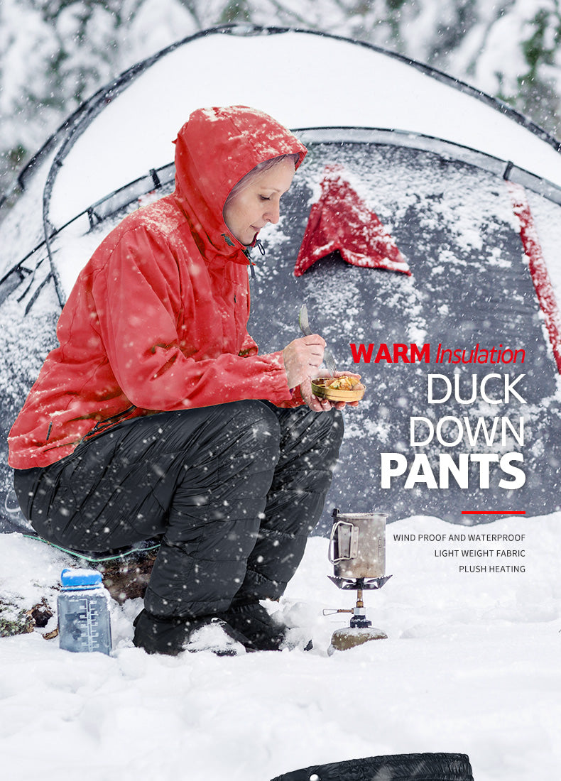 Naturehike Down Pants,Men's Women's Puffy Pants,Winter Warm Outdoor Me