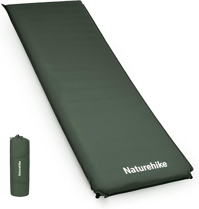 camping matte Naturehike D04 Inflatable Camping Mat 10cm Thick Portable Sleeping Pad