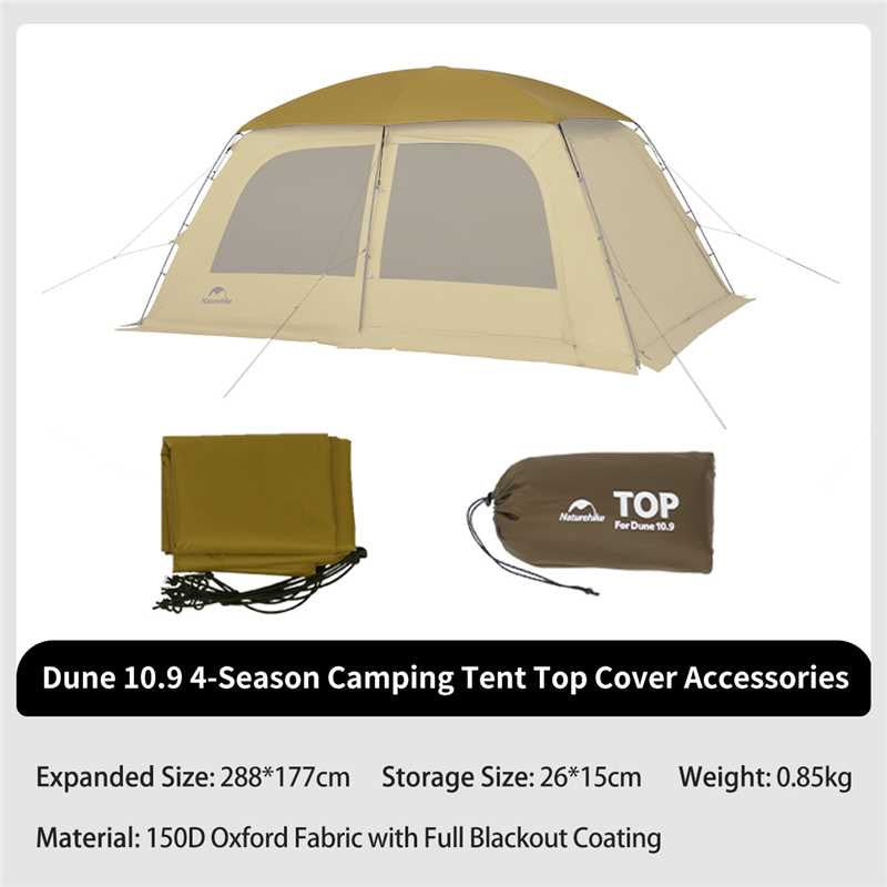 Dune 4-Season Camping Tent Top Cover Accessories – Naturehike