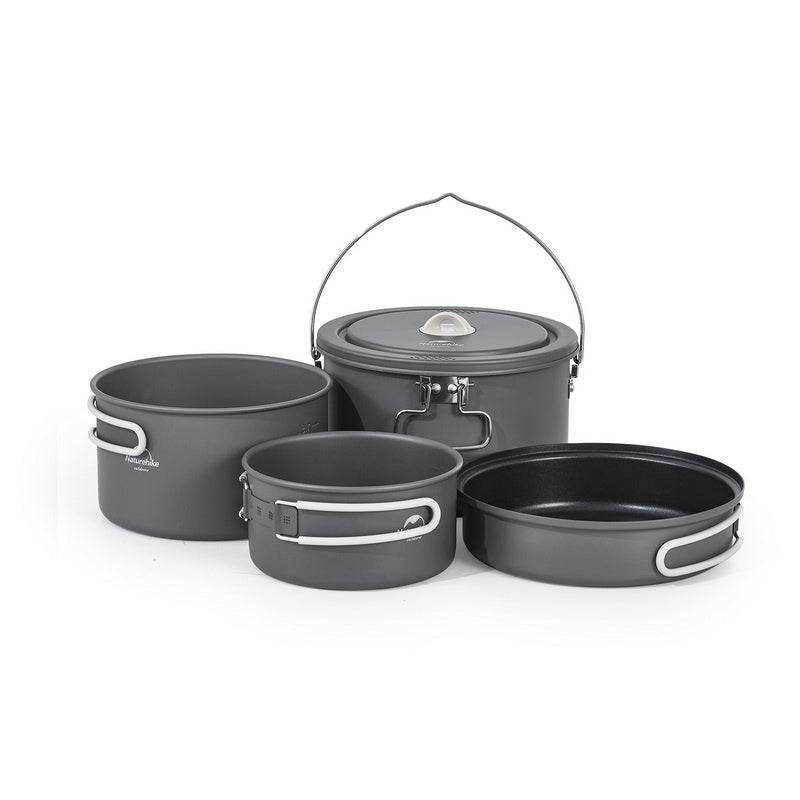 camping setje Naturehike JianXing Aluminum Camping Cookware Set