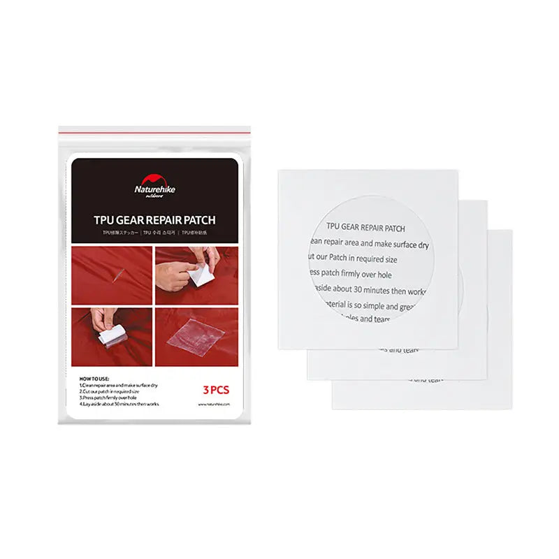 gear repair patches Transparent TPU Gear Repair Outdoor Patch(3pcs)