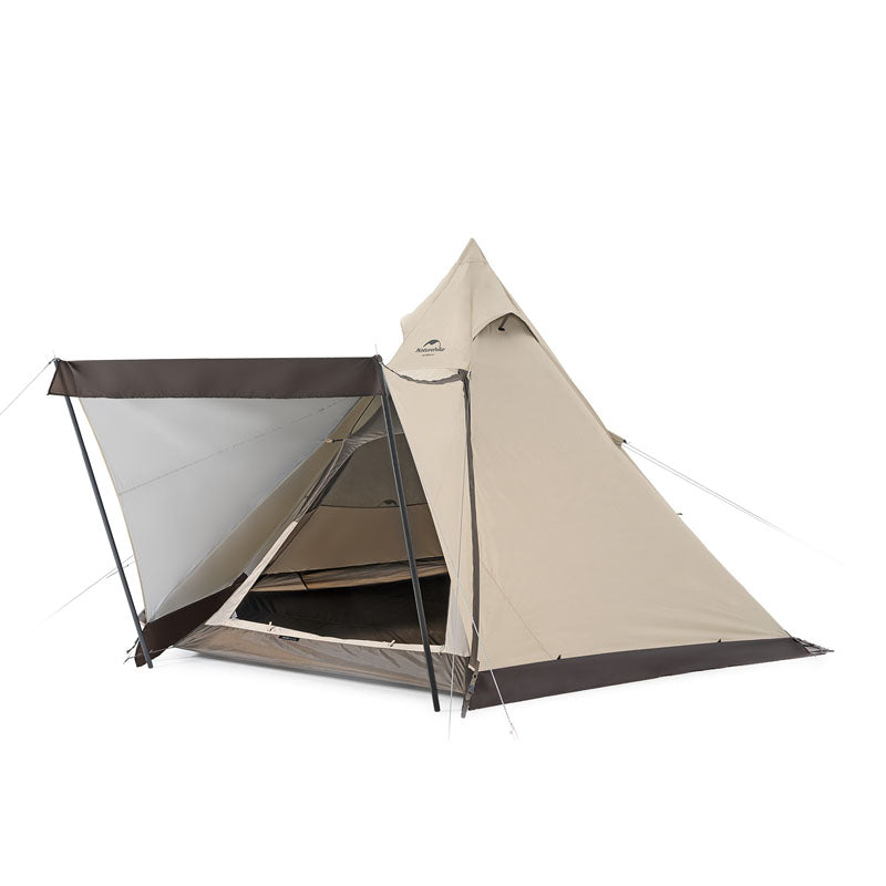 An image of a Ranch 4 People Pyramid Luxury Camping Tent by Naturehike official store