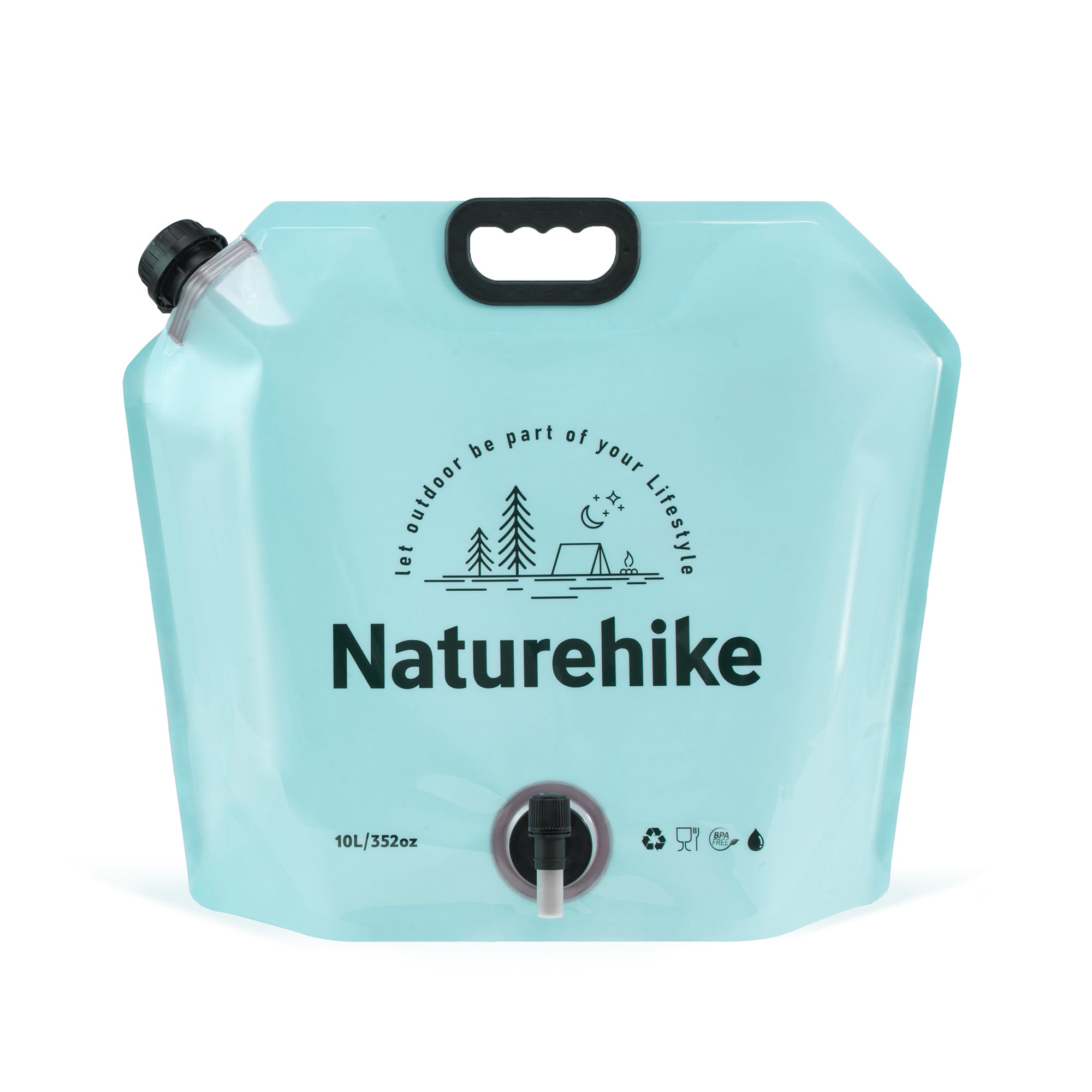 10L Foldable Water Bag with Tap – Naturehike