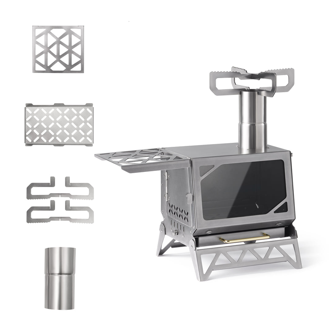 hiking tent stove Ice Field Elf Firewood Stove – Naturehike