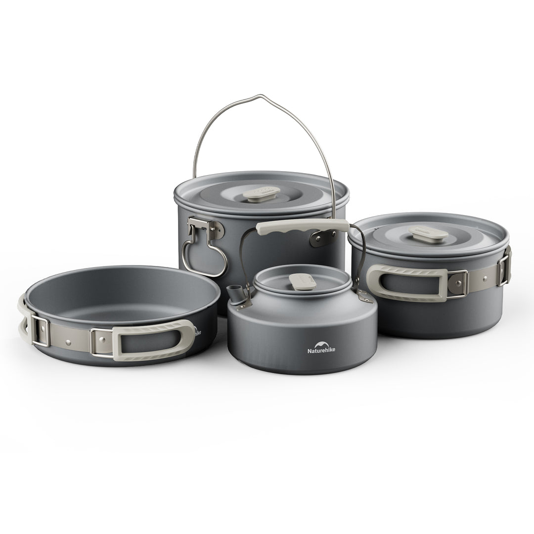 TrailCook™ Camping Aluminum Cookset
