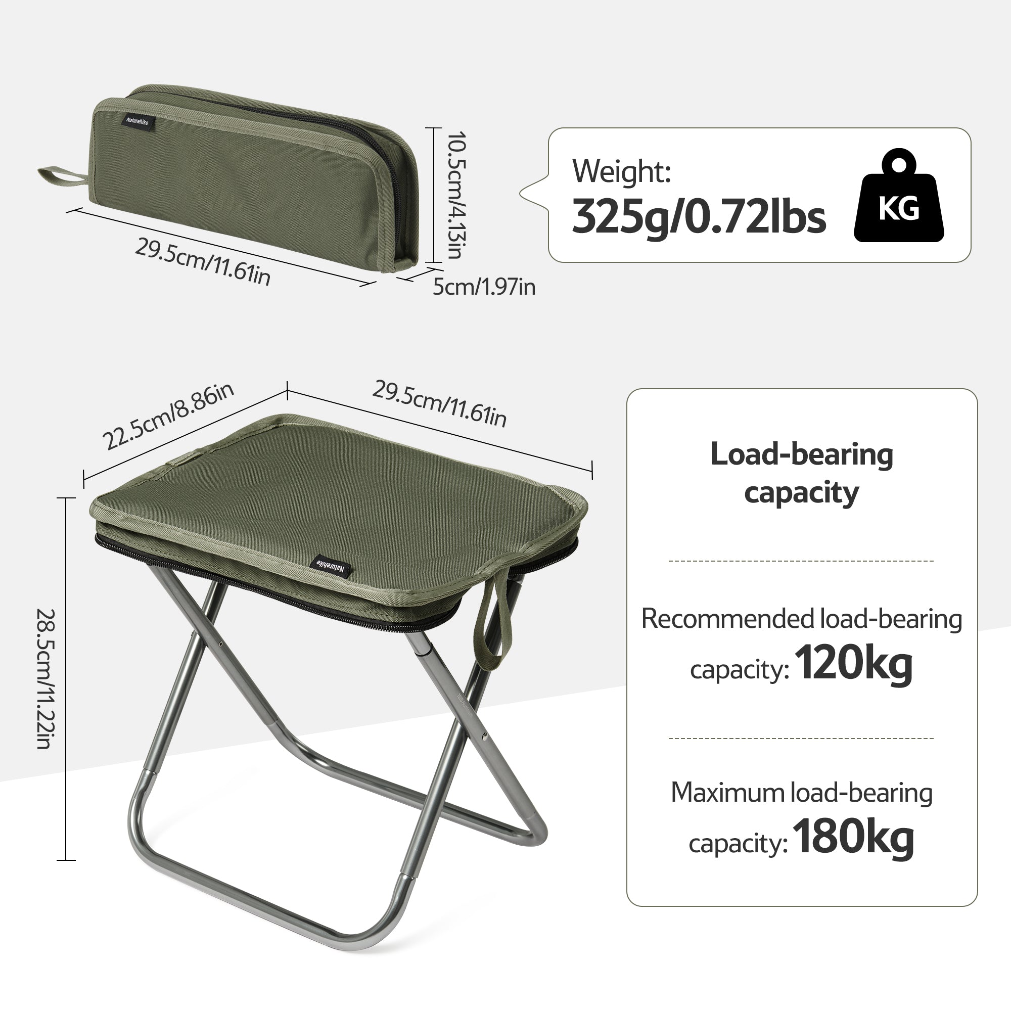 y*p様 STRETCH LIGHT WEIGHT PACKABLE SETUP PeakLite™ XL01 Ultralight Folding Camping Stool – Naturehike