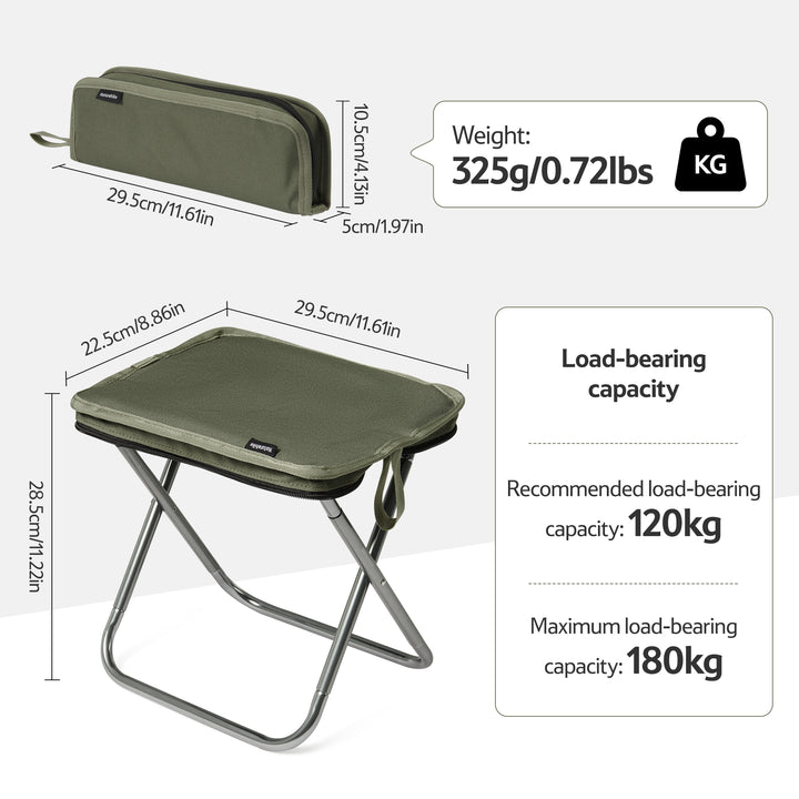 PeakLite™ XL01 Ultralight Folding Camping Stool