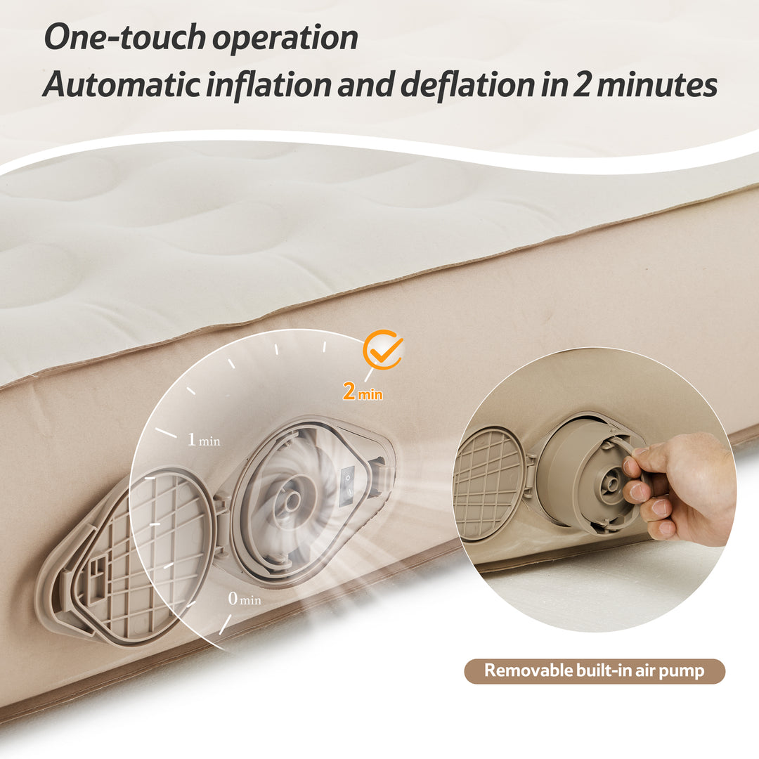 ChenYu™ C20 Luftmatratze mit eingebauter Pumpe