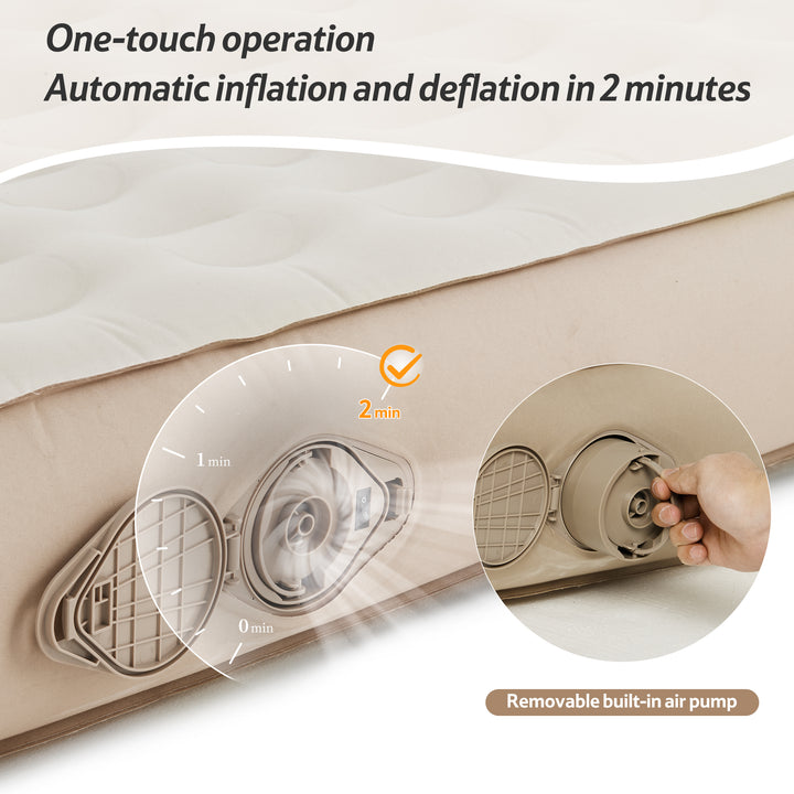 ChenYu™ C20 Luftmatratze mit eingebauter Pumpe