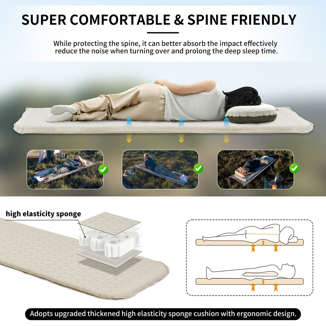 Yugu™ Ultralight Self-Inflating Pad