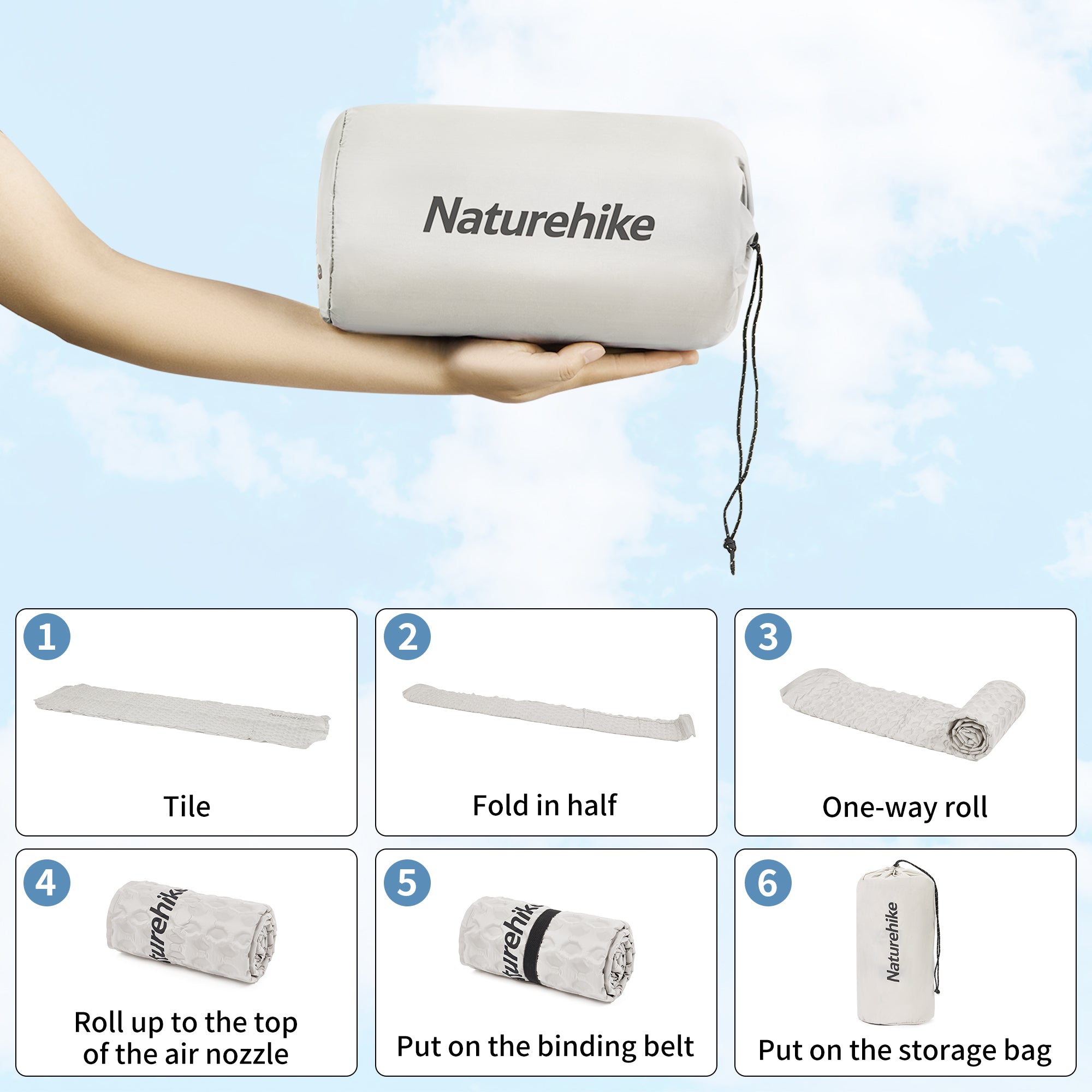 Yugu™ Ultralight Self-Inflating Pad | Naturehike
