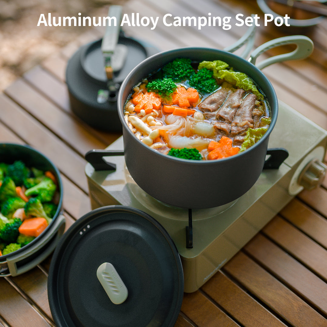 TrailCook™ Camping Aluminum Cookset