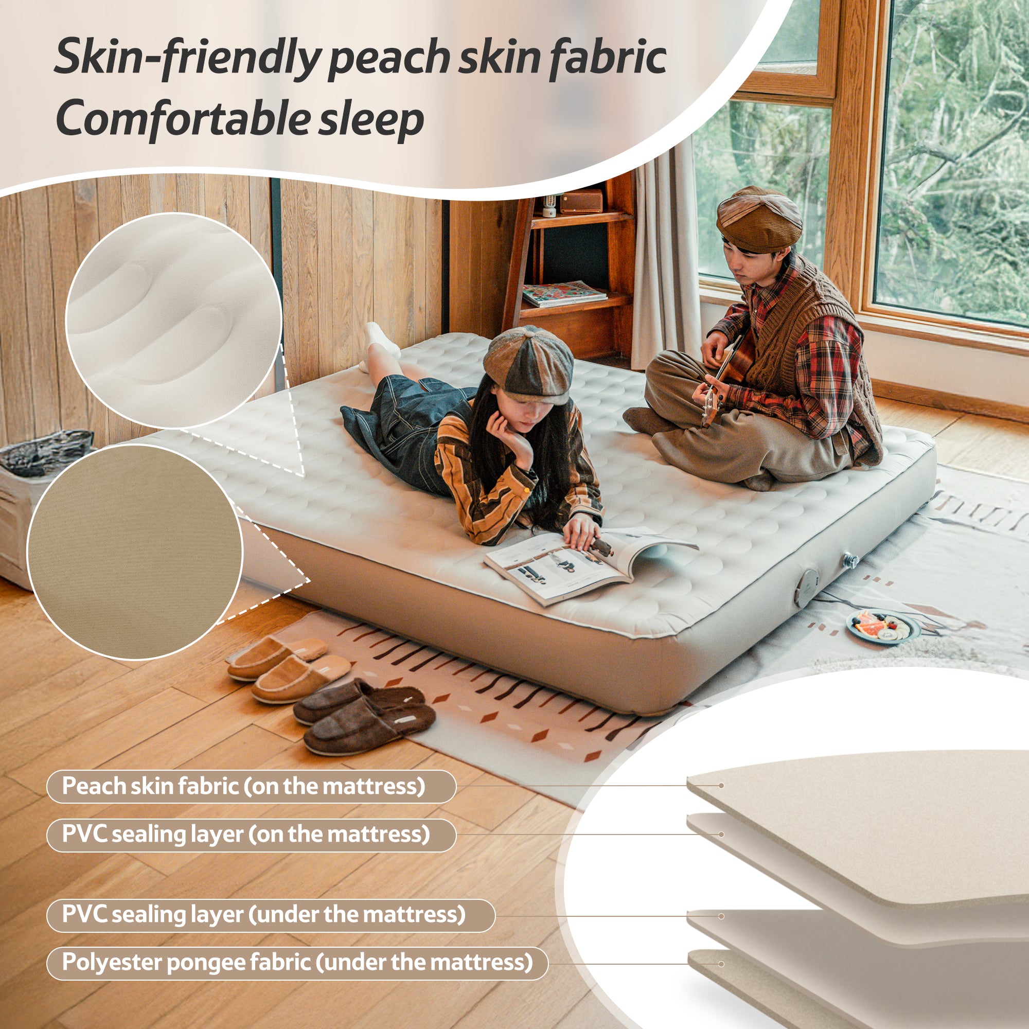 ChenYu™ C20 内蔵ポンプ付きエアマットレス – Naturehike