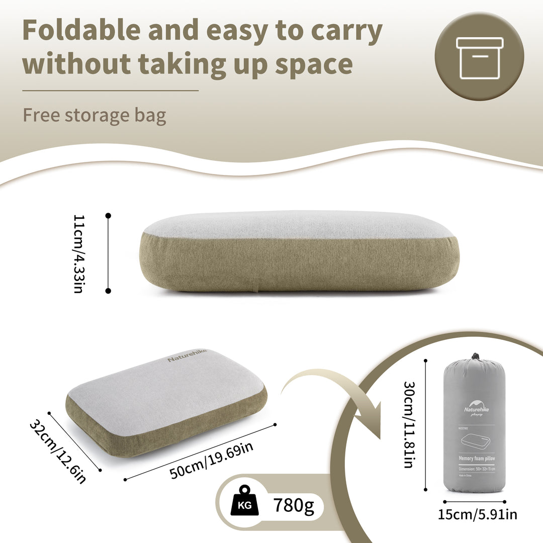 Xinmian™ Memory Foam Comfortable Square Pillow Pro