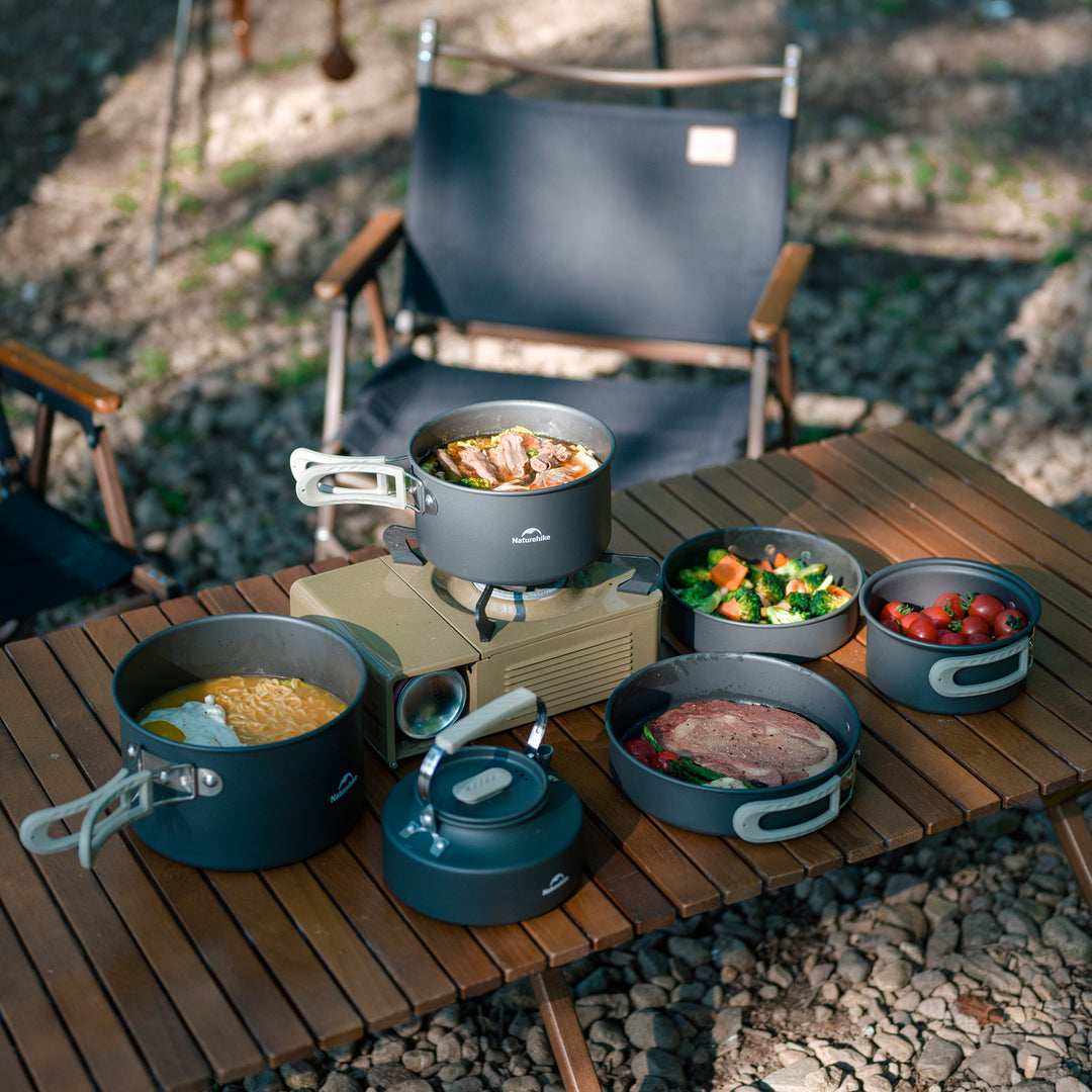 TrailCook™ Camping Aluminum Cookset