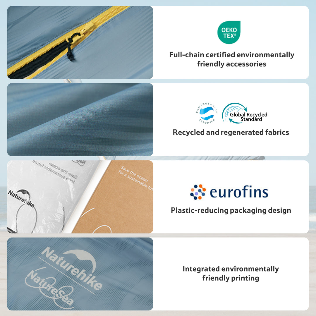 NatureSea™ Lightweight Comfortable Sleeping Bag 51.8°F / 11°C