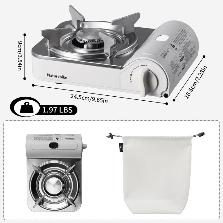White Ark™ Mini-campingkomfur