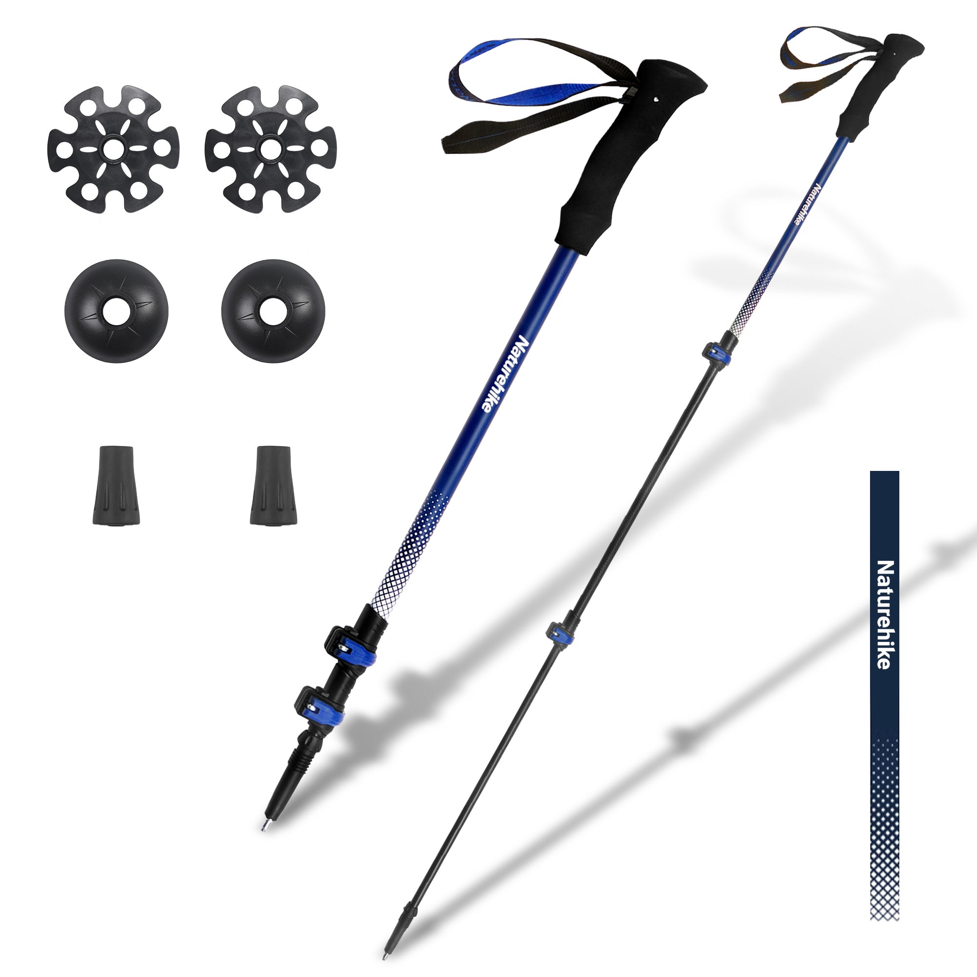 Naturehike Light Wind ULTRA LIGHT Carbon Fiber Trekking Pole (62-135cm