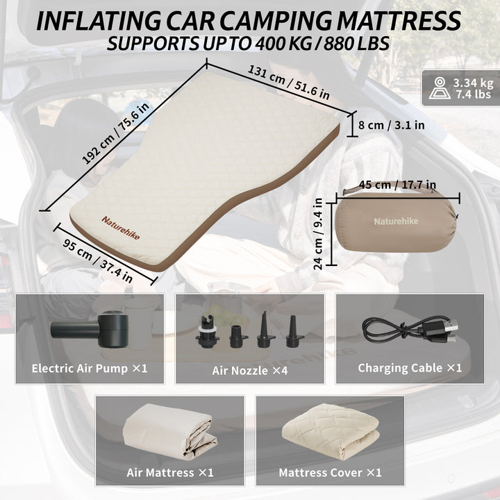DreamWeave™ Self-Inflating Car Camping Pad