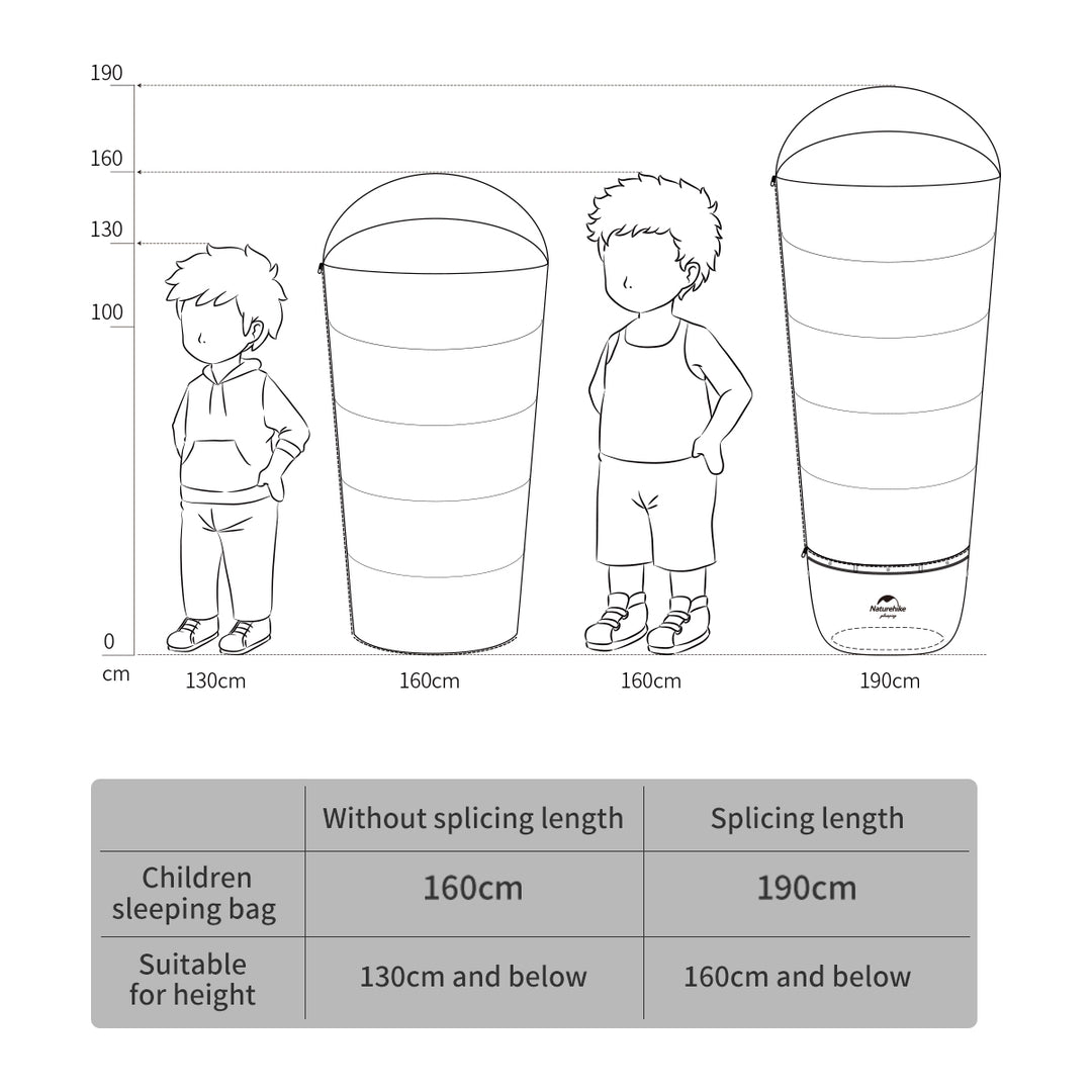 C180 Envelope Kids Sleeping Bag