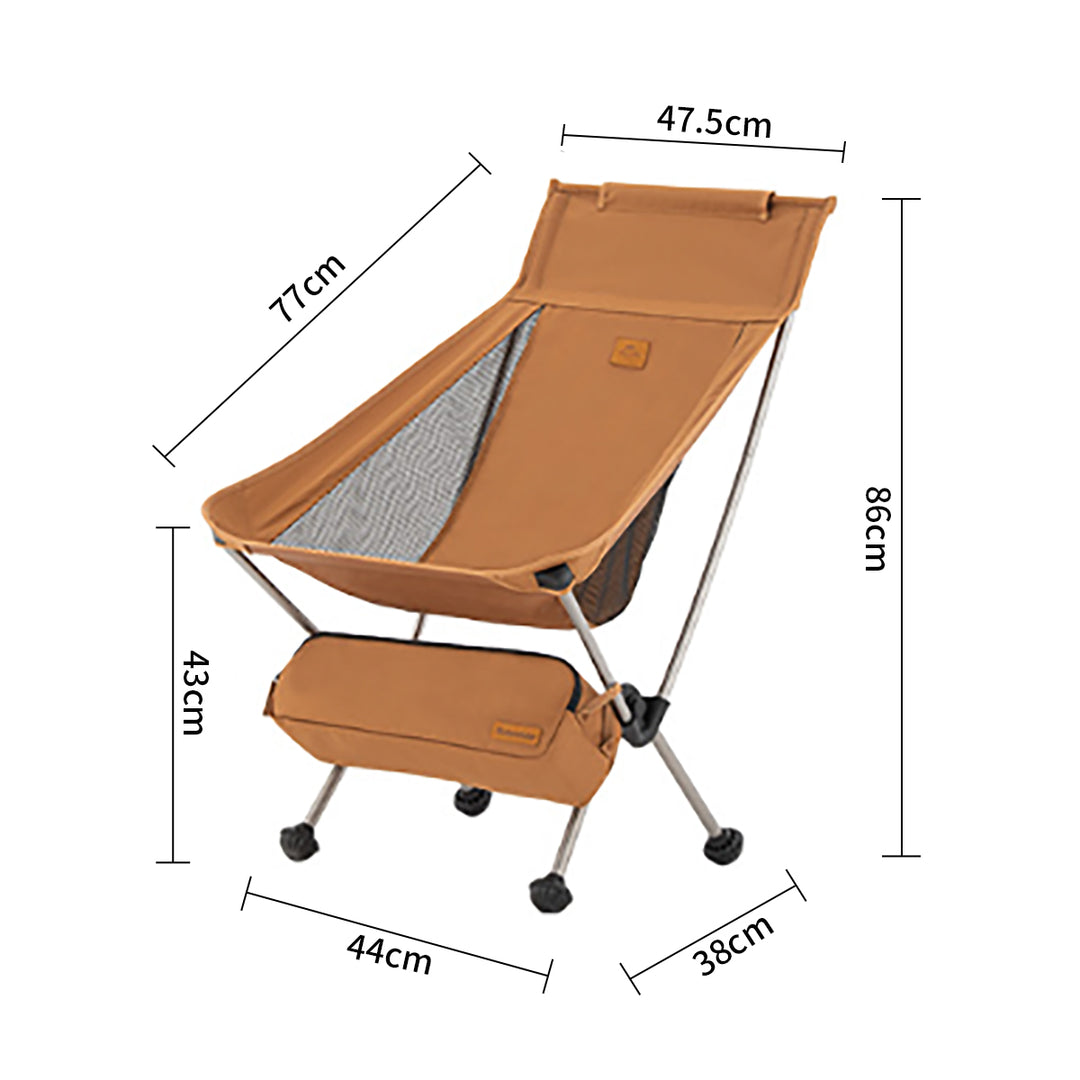 PeakLite™ YL02 ultraleichter, faltbarer Campingstuhl – Naturehike