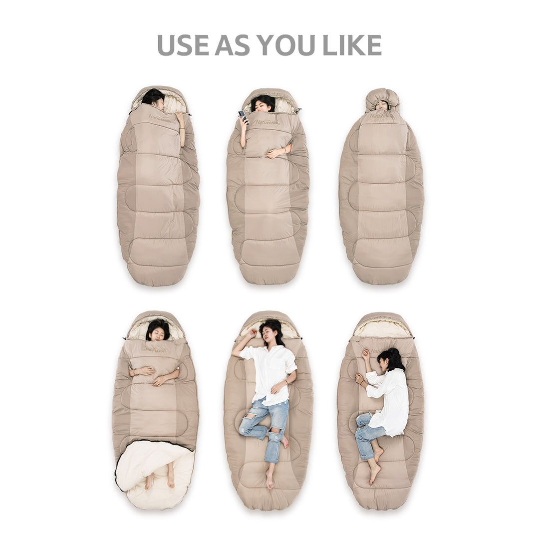 Egg-shaped Cotton Sleeping Bags With Arm Holes