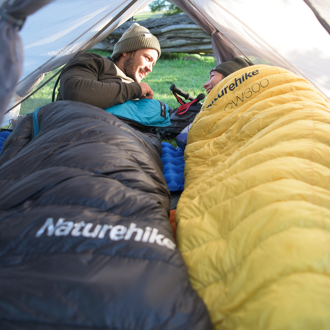CW™300 ultraleichter Daunen-Mumienschlafsack 43°F / 6°C – Naturehike