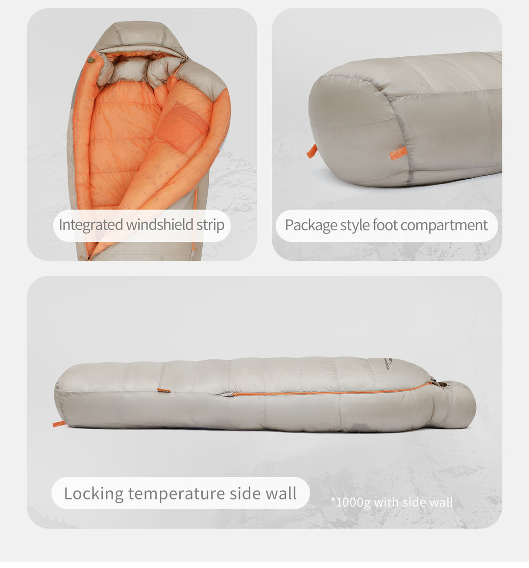 Snowbird™ Pro 400 dunsovepose i mumieform 32.4°F/ 0.2°C