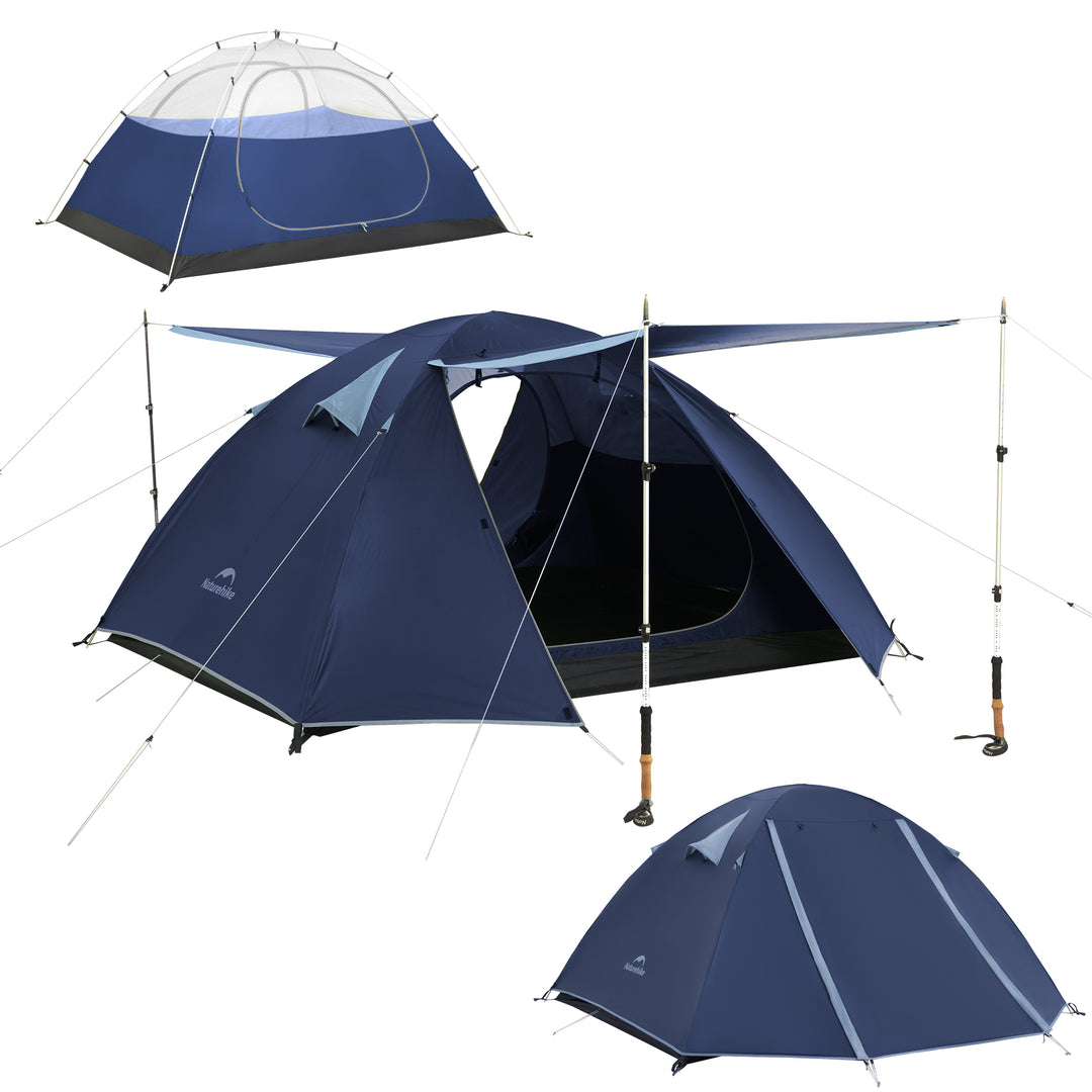 Tienda de campaña para mochileros Bleik™ para 3 personas
