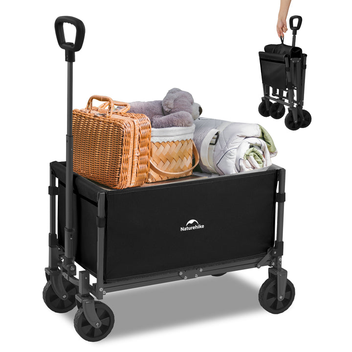 Lightweight Folding Camping Wagon Upgraded