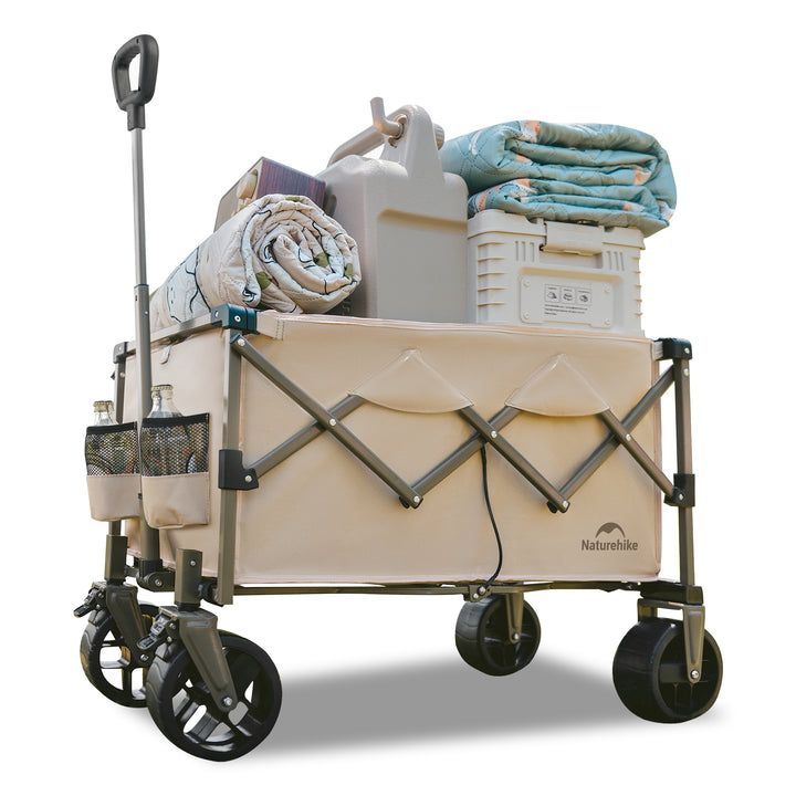 Lightweight Folding Camping Wagon Upgraded