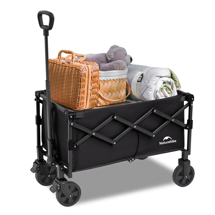 Lightweight Folding Camping Wagon Upgraded