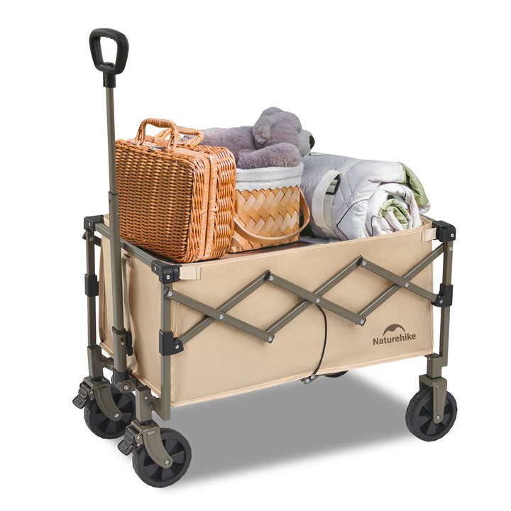 Lightweight Folding Camping Wagon Upgraded