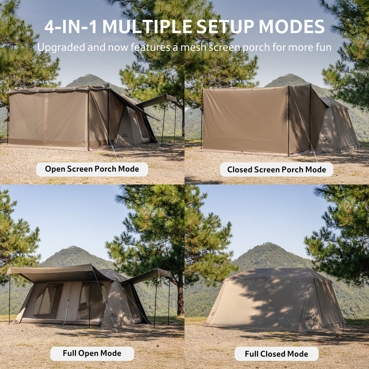 Tenda istantanea da campeggio Village™ 13 Flagship PRO per 8 persone