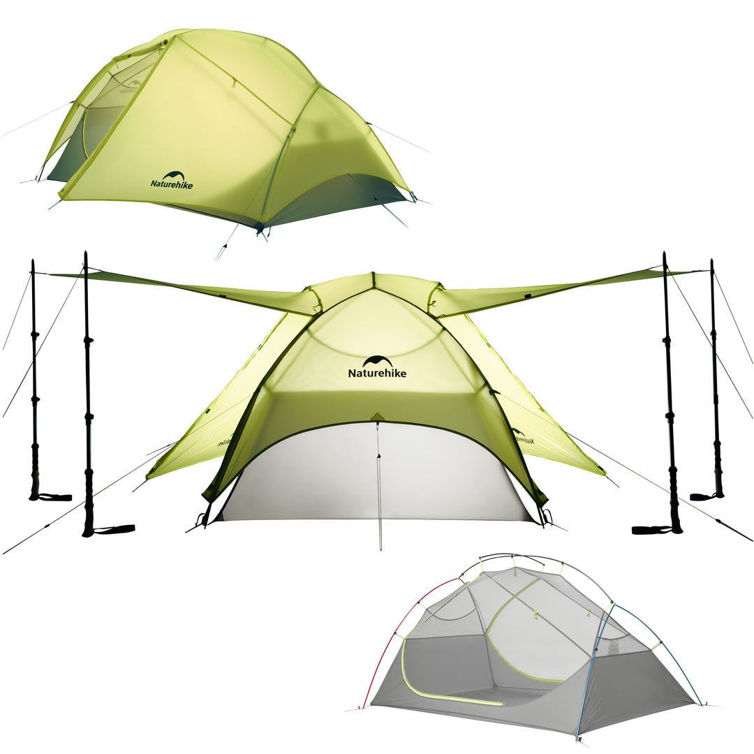 Star River™ EXT Ultraleichtes Trekkingzelt für 2 Personen