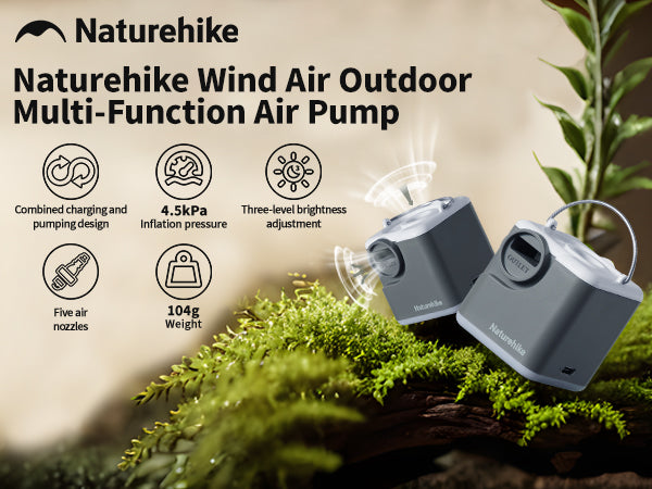 air pump for plants Wind-air™ Compact Rechargeable Multi-Function Air Pump – Naturehike
