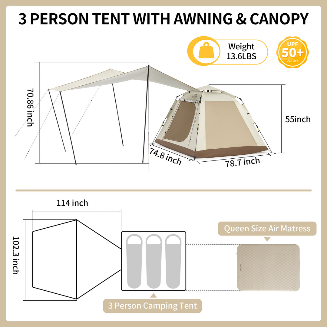 Ango™ Picnic Instant Camping Tent