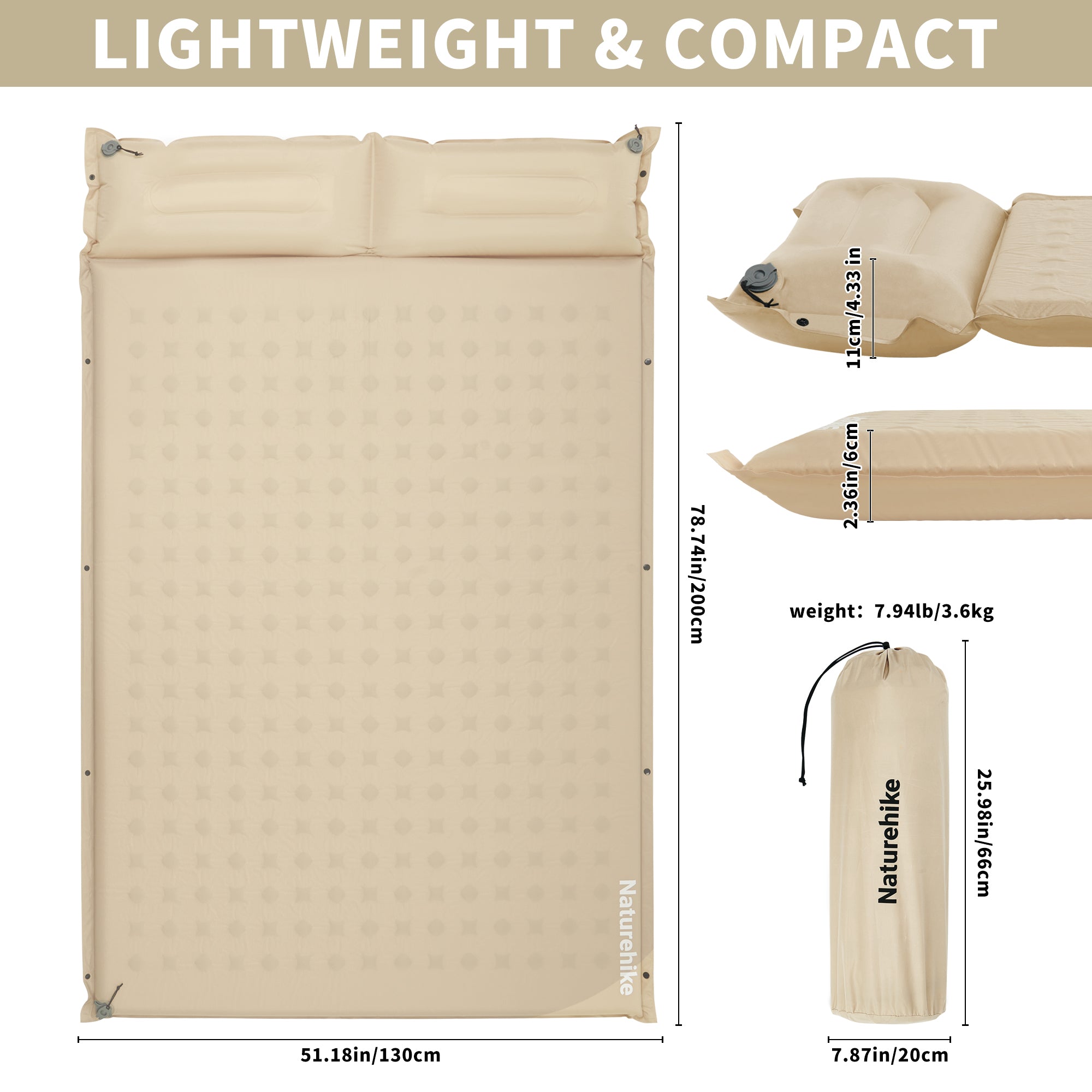 D Series™ Self-Inflating Sleeping Pad | Naturehike