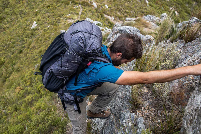 allintitle hiking rucksack backpack 70L Large Camping , Lightweight Nylon Trekking Rucksack,For Men Women Outdoor Large Capacity Sports Mountaineering Backpack Climbing Travel Waterproof Daypack, Navy Blue : Sports & Outdoors The Pro utilizes a new stronger Flow Frame with reduced weight Hiking & Backpacking Backpacks |