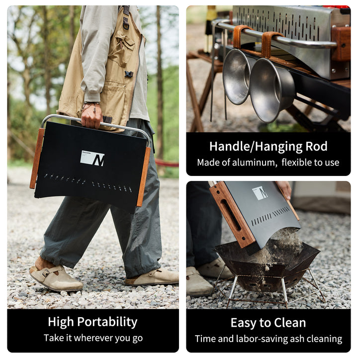 SmokeTrail™ Portable Tabletop Charcoal Grill