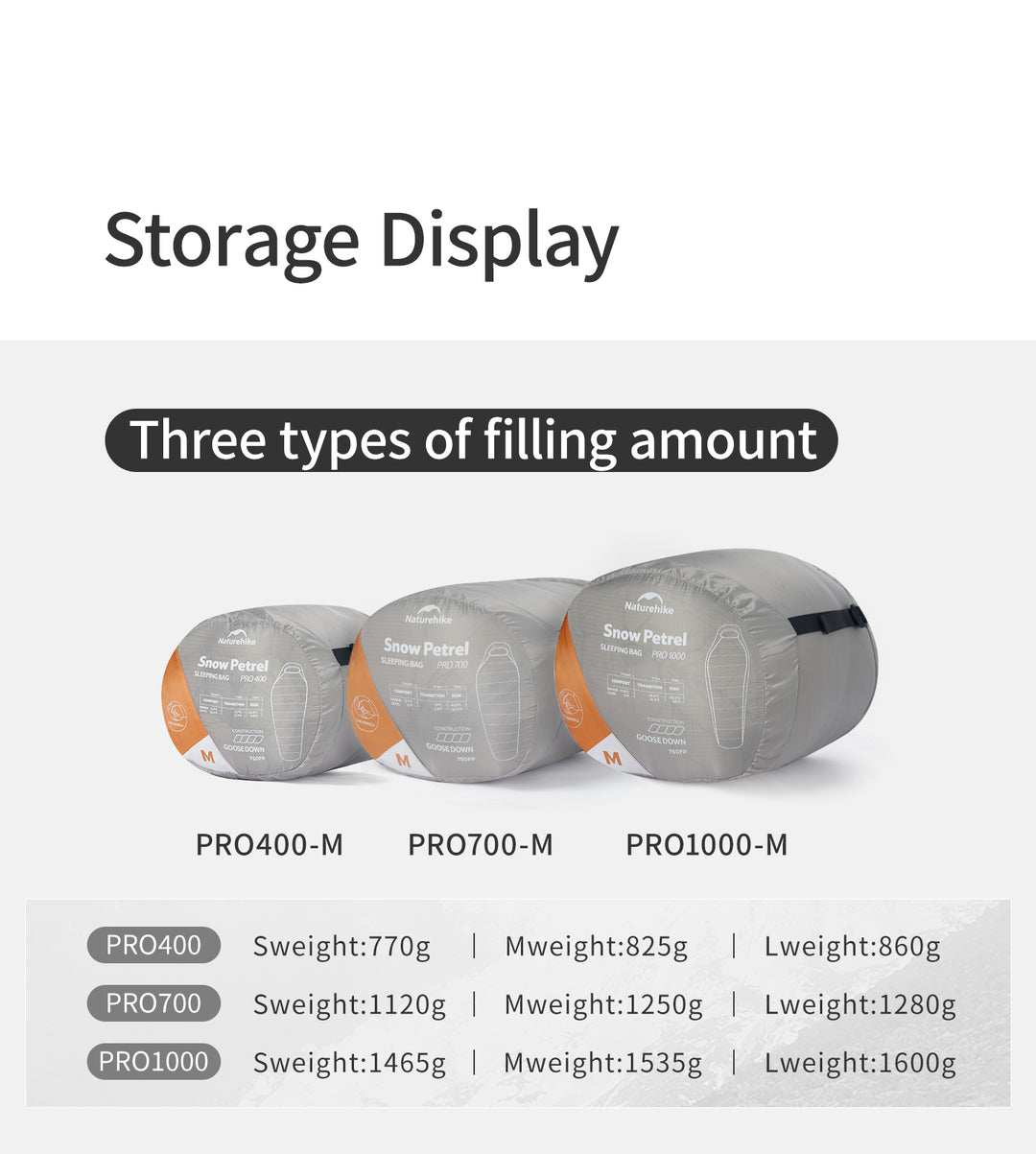 Snowbird™ Pro 400 dunsovepose i mumieform 32.4°F/ 0.2°C