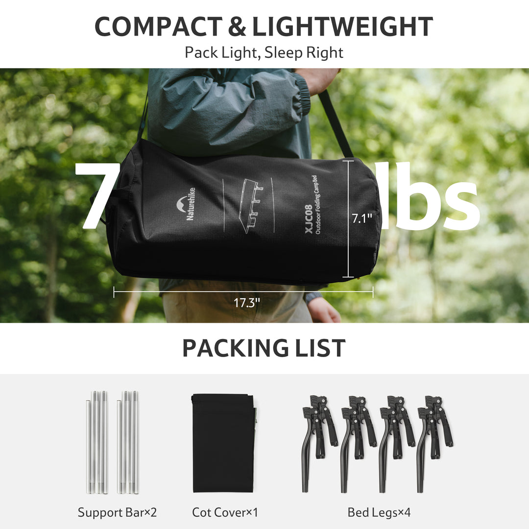 GreenField™ XJC08 Folding Camping Cot