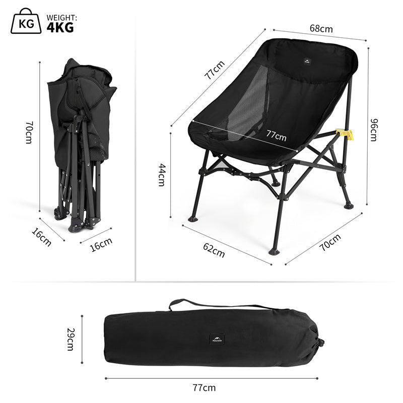 An image of a Naturehike GatherFold Chair - StarMoon Plus by Naturehike official store