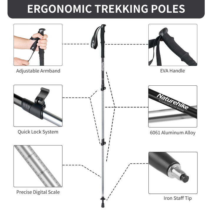ST10 Ultralight Telescopic Trekking Pole