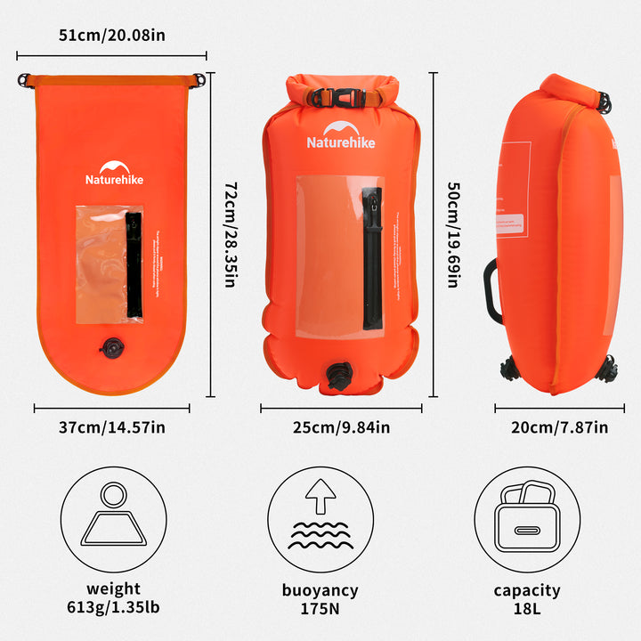 18L High Visible Safety Dry Bag