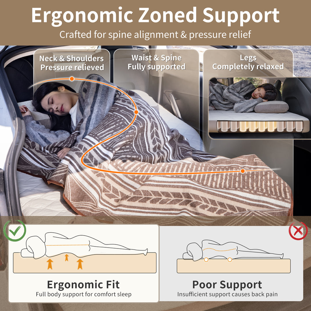 DreamWeave™ Self-Inflating Car Camping Pad