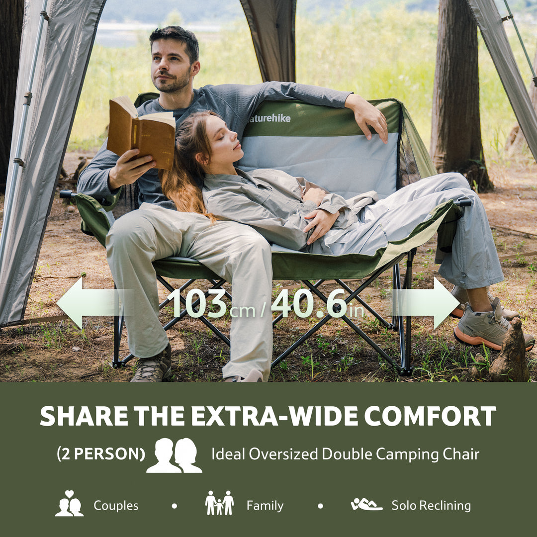 ComfortMax™ T02 Portable 2-Person Camping Chair