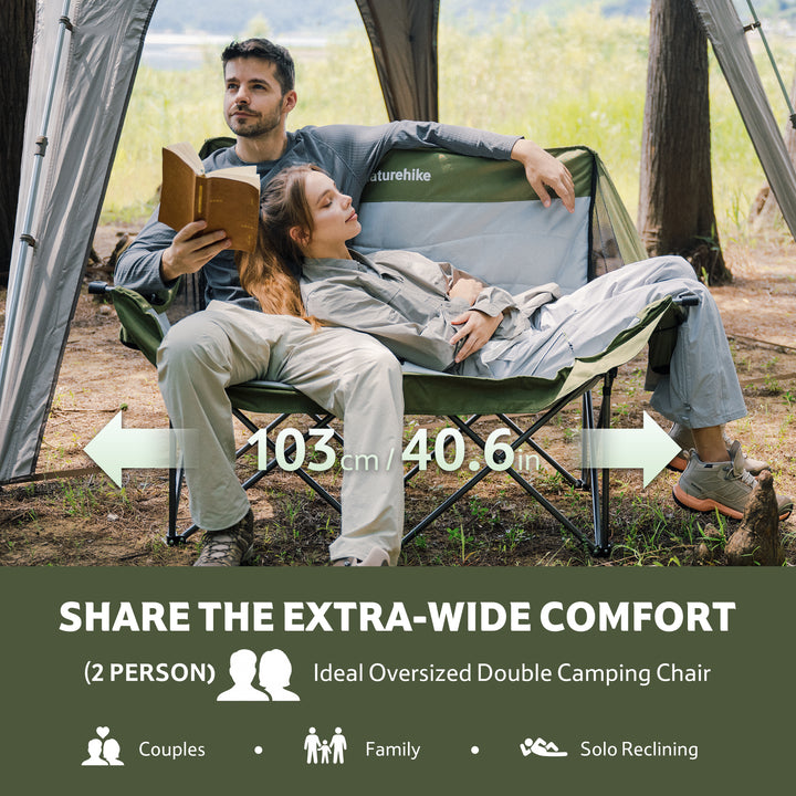 ComfortMax™ T02 Portable 2-Person Camping Chair