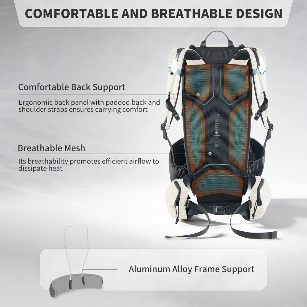 aluminum hiking backpack Rock™ 2.0 Hiking Backpack – Naturehike